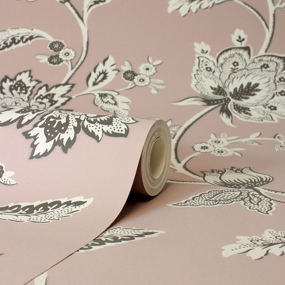 Juliette Light Pink by Fine Decor Jacobean Wallpaper – Brewster Home Fashions FD43451