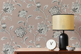 Juliette Light Pink by Fine Decor Jacobean Wallpaper – Brewster Home Fashions FD43451