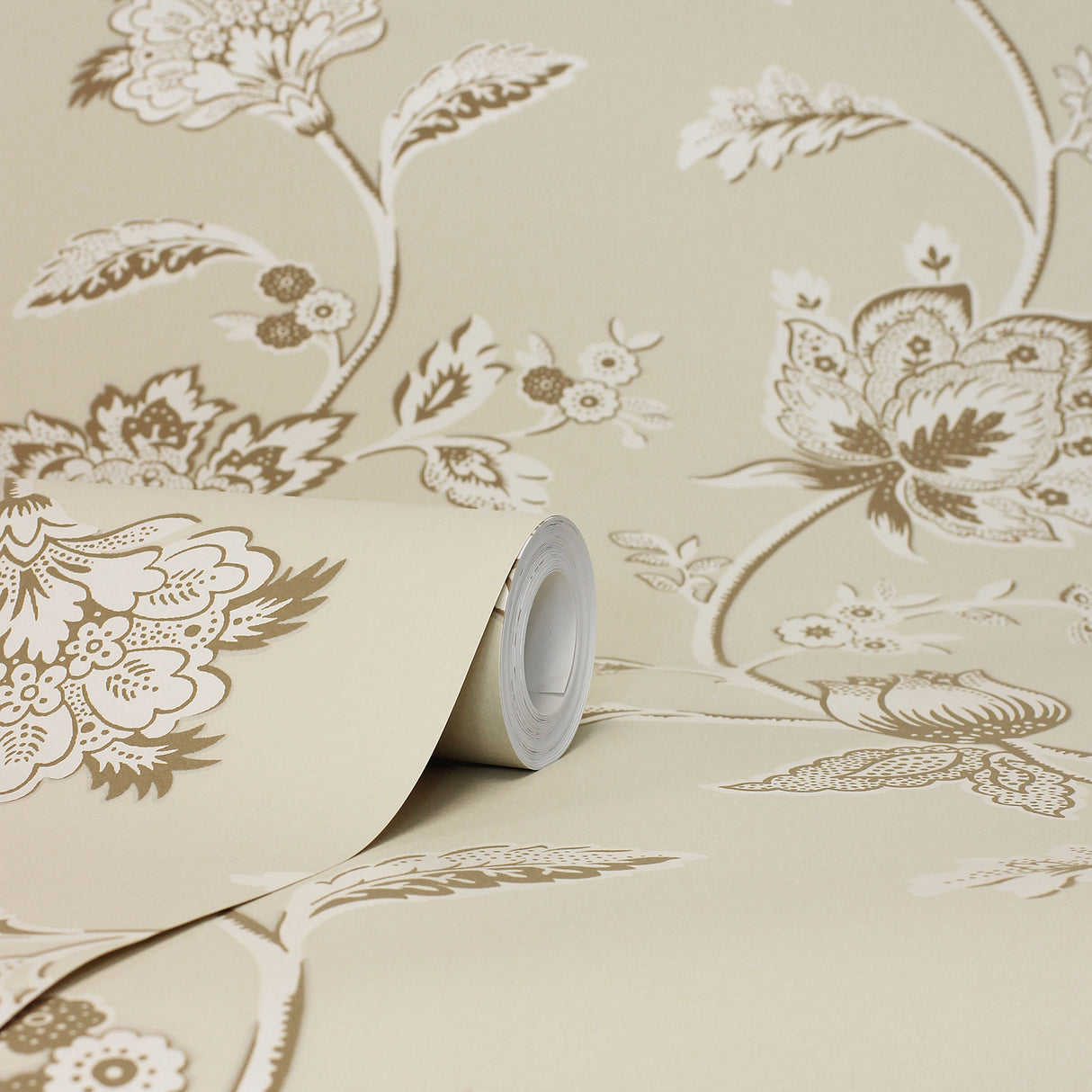 Juliette Light Yellow by Fine Decor Jacobean Wallpaper – Brewster Home Fashions FD43452