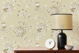 Juliette Light Yellow by Fine Decor Jacobean Wallpaper – Brewster Home Fashions FD43452