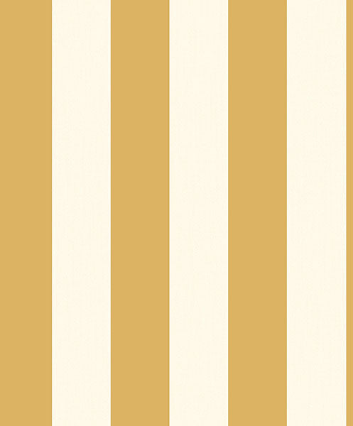 Tavish Mustard Stripe Wallpaper FD43455 by Fine Decor