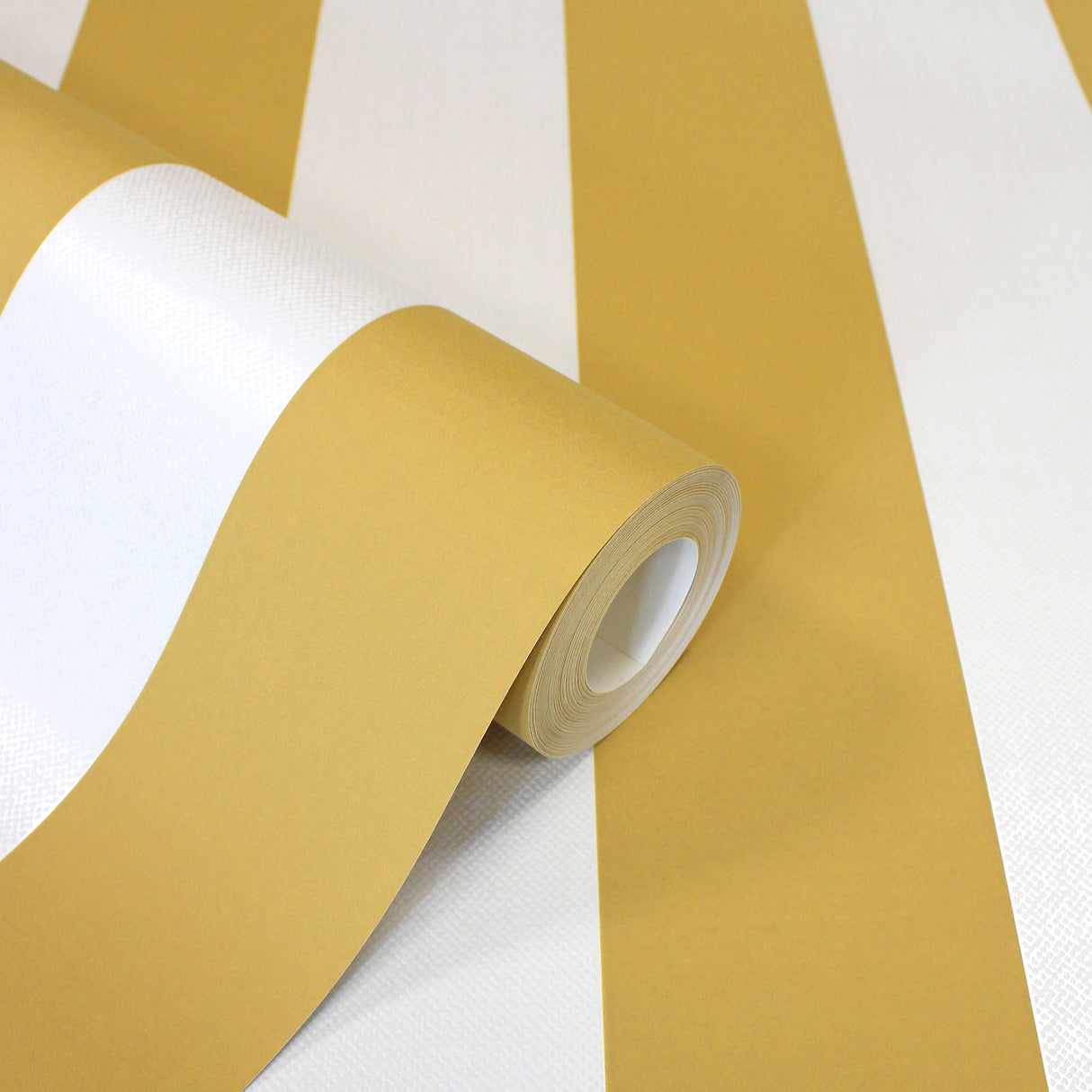 Tavish Mustard by Fine Decor Stripe Wallpaper – Brewster Home Fashions FD43455