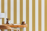 Tavish Mustard by Fine Decor Stripe Wallpaper – Brewster Home Fashions FD43455