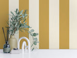Tavish Mustard by Fine Decor Stripe Wallpaper – Brewster Home Fashions FD43455