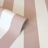 Tavish Light Pink by Fine Decor Stripe Wallpaper – Brewster FD43456