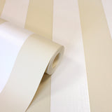 Tavish Light Yellow by Fine Decor Stripe Wallpaper – Brewster Home Fashions FD43457