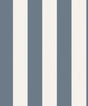Fine Decor Tavish Blue Stripe Wallpaper roll and room scenes in powder blue and white vertical bands