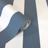 Tavish Blue by Fine Decor Stripe Wallpaper – Brewster Home Fashions FD43458