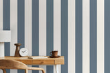 Tavish Blue by Fine Decor Stripe Wallpaper – Brewster Home Fashions FD43458