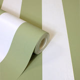 Tavish Sage by Fine Decor Stripe Wallpaper- Brewster Home Fashions FD43459