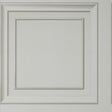 Fine Decor Distinctive grey square panel wallpaper with picture frame molding effect
