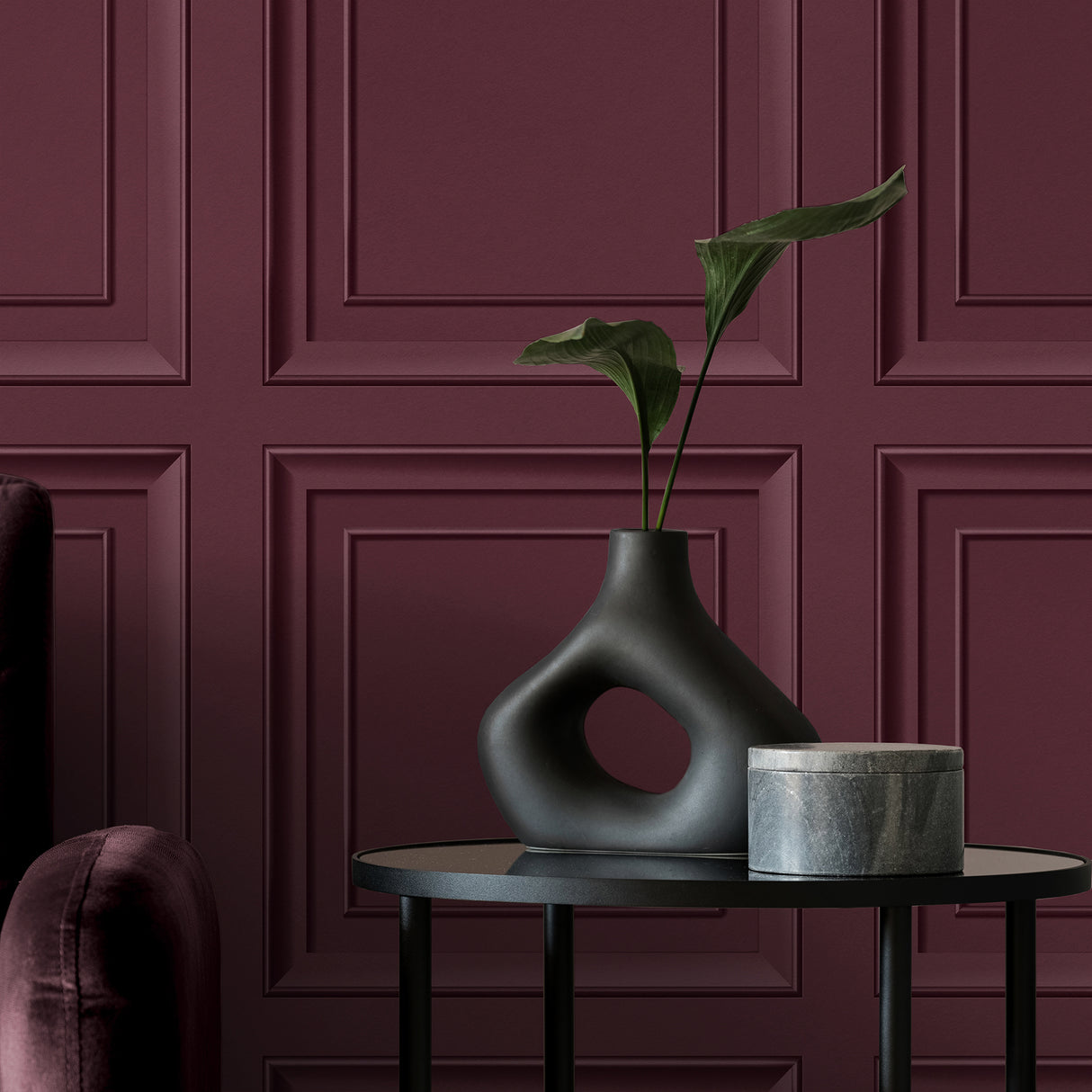 Distinctive Merlot by Fine Decor Square Panel Wallpaper – Brewster Home Fashions FD43468