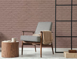 Alpin Pink by Fine Decor Painted Brick Wallpaper – Brewster FD43601