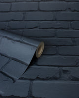 Alpin Navy by Fine Decor Painted Brick Wallpaper – Brewster Home Fashions FD43602