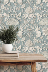 Fae Sky Blue by Fine Decor Woodland Wallpaper – Brewster Home Fashions FD43605