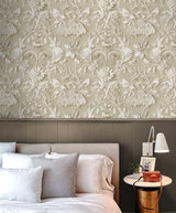 Fae Neutral by Fine Decor Woodland Wallpaper – Brewster Home Fashions FD43606
