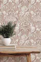 Fae Light Pink by Fine Decor Woodland Wallpaper – Brewster Home Fashions FD43607