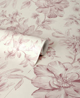 Gabriela Pink by Fine Decor Floral Wallpaper – Brewster Home Fashions FD43609