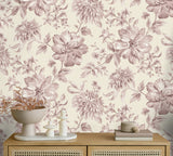 Gabriela Pink by Fine Decor Floral Wallpaper – Brewster Home Fashions FD43609