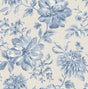 Gabriela Blue Floral Wallpaper - FD43610
