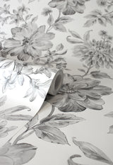 Gabriela Grey by Fine Decor Floral Wallpaper – Brewster Home Fashions FD43612