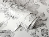Gabriela Grey by Fine Decor Floral Wallpaper – Brewster Home Fashions FD43612