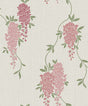 Aisla Pink Wisteria Wallpaper FD43671 pattern and room view