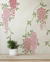 Aisla Pink by Fine Decor Wisteria Wallpaper – Brewster Home Fashions FD43671