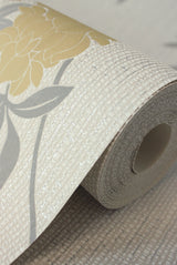 Aisla Yellow by Fine Decor Wisteria Wallpaper – Brewster Home Fashions FD43672