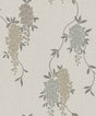 Fine Decor Aisla Neutral Wisteria wallpaper in neutral tones with cascading florals