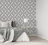 Denver Dark Grey by Fine Decor Starburst Wallpaper – Brewster FD43747
