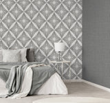 Denver Dark Grey by Fine Decor Starburst Wallpaper – Brewster FD43747