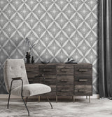 Denver Dark Grey by Fine Decor Starburst Wallpaper – Brewster FD43747