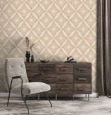 Denver Rust by Fine Decor Starburst Wallpaper – Brewster Home Fashions FD43748