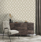 Denver Neutral by Fine Decor Starburst Vinyl Wallpaper – Brewster Home Fashions FD43749
