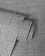 Weber Dark Grey by Fine Decor Fabric Texture Wallpaper – Brewster Home Fashions FD43751