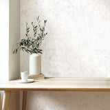 Cosima White by Fine Decor Sprig Wallpaper – Brewster Home Fashions FD43786