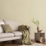 Miya Light Yellow by Fine Decor Faux Grasscloth Wallpaper – Brewster Home Fashions FD43790