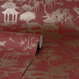 Nikolai Ruby by Fine Decor Chinoiserie Wallpaper – Brewster Home Fashions FD43798
