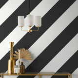 Zander Black by Fine Decor Modern Diagonal Wallpaper – Brewster Home Fashions FD43804