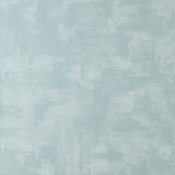 Fine Decor Ives Aqua Painterly Wallpaper FD43810 swatch and room scene