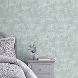 Ives Aqua by Fine Decor Painterly Wallpaper – Brewster Home Fashions FD43810