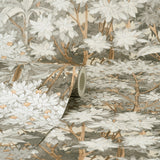 Kamali Neutral by Fine Decor Leopard Trees Wallpaper - Brewster Home Fashions FD43815-Sample