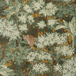Fine Decor Kamali Moss Leopard Trees Wallpaper FD43816