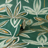 Bohan Green by Fine Decor Decorative Tree Wallpaper – Brewster Home Fashions FD43818