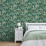 Bohan Green by Fine Decor Decorative Tree Wallpaper – Brewster Home Fashions FD43818