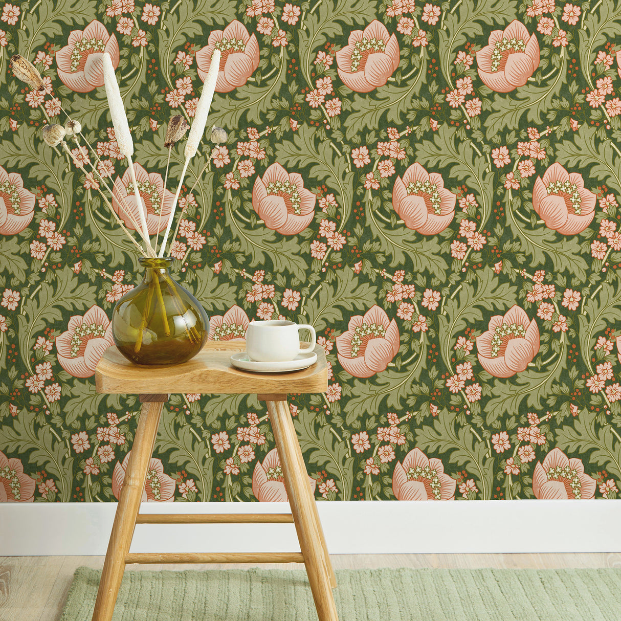 Claes Pink by Fine Decor Floral Wallpaper – Brewster Home Fashions FD43820