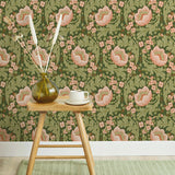 Claes Pink by Fine Decor Floral Wallpaper – Brewster Home Fashions FD43820