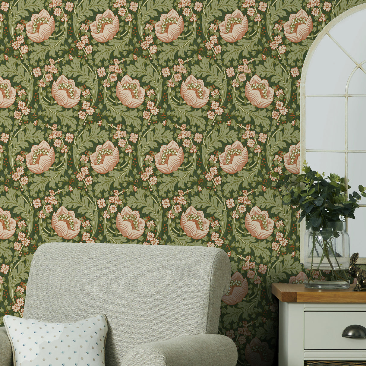 Claes Pink by Fine Decor Floral Wallpaper – Brewster Home Fashions FD43820