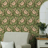 Claes Pink by Fine Decor Floral Wallpaper – Brewster Home Fashions FD43820